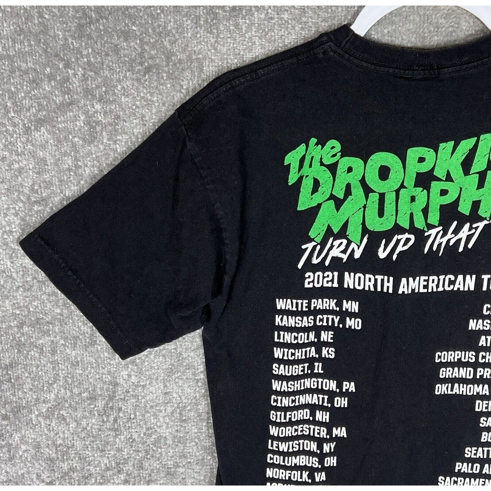 The Dropkick Murphys TURN UP THAT DIAL 2021 Graphic Tour T-Shirt Mens Sz Medium - Picture 10 of 14